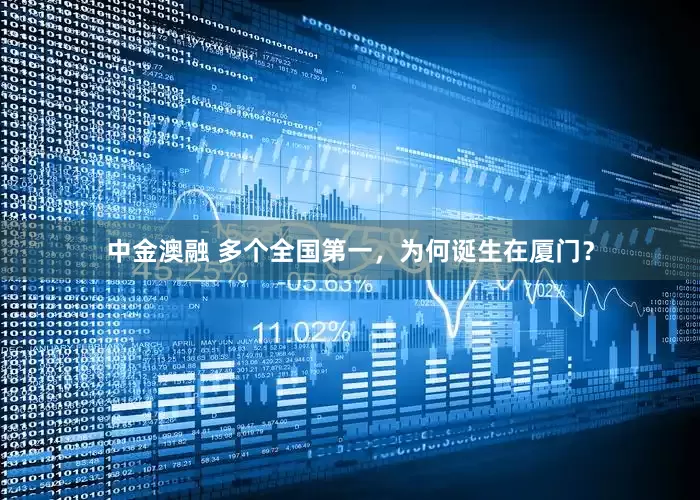 中金澳融 多个全国第一，为何诞生在厦门？
